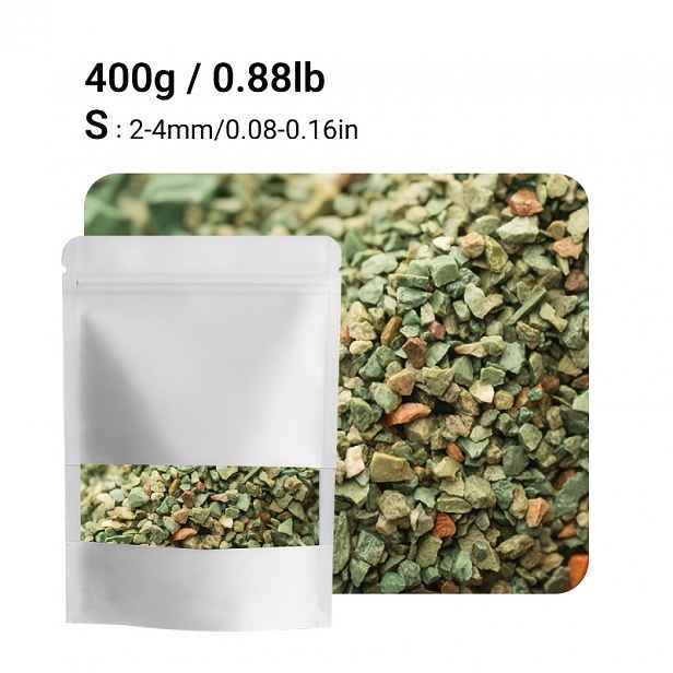 TEMU Zelený zeolitový štěrk 150g/400g, prodyšné médium pro pěstování rostlin, výsadba sukulentů, akvarijní krajinářství, přesypávání rostlin, pro