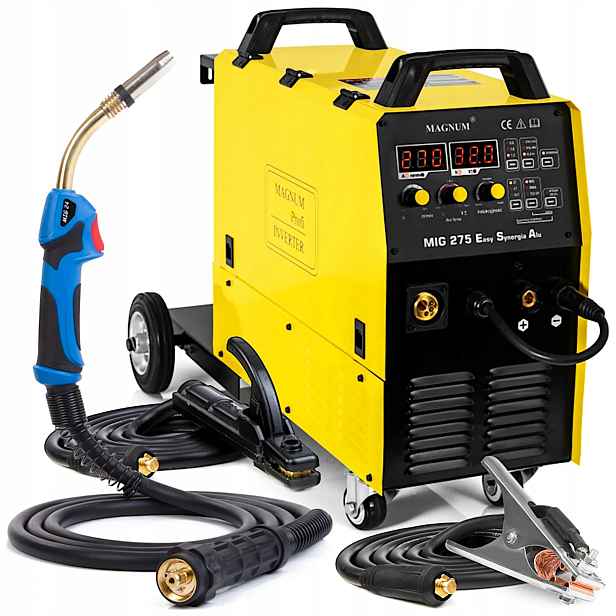 Poloautomatický Invertor Magnum Mig 275 Easy Synergia Alu Puls, 280A 60% Igbt