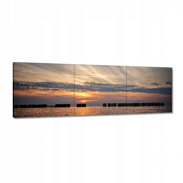 Obrazy 120x40 Baltské moře Západ