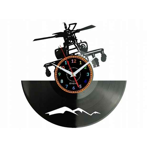 Helicopter Dárek pro milovníka originální Nástěnná Dekorace z desky