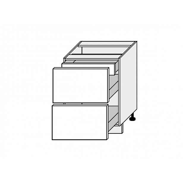 SILVER+, skříňka dolní D2A 60/1A, korpus: grey, barva: sonoma