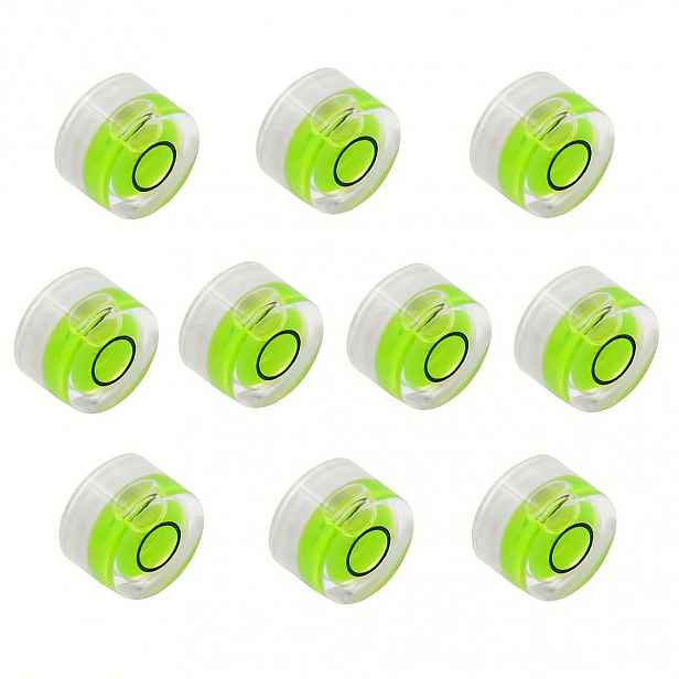 TEMU 10 ks Libelky Mini Kulaté Cílové Libelky Malé Kulaté Libelky pro Měření Pozice (10X6Mm)