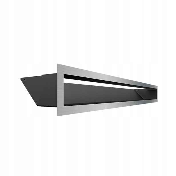 Ventilační Mřížka Krbová Kratki Luft 9x80 Broušená Slim Ozdobná