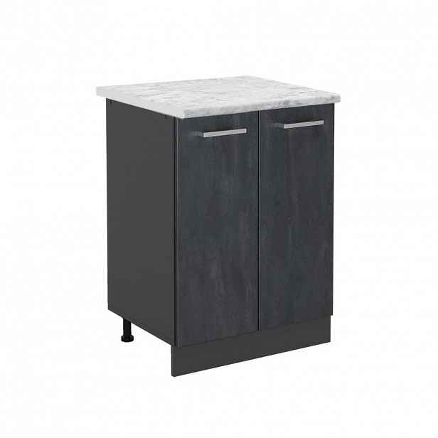 Vicco SPODNÍ SKŘÍŇKA KUCHYŇSKÉ LINKY R-Line Černý beton 60 cm PD Mramor