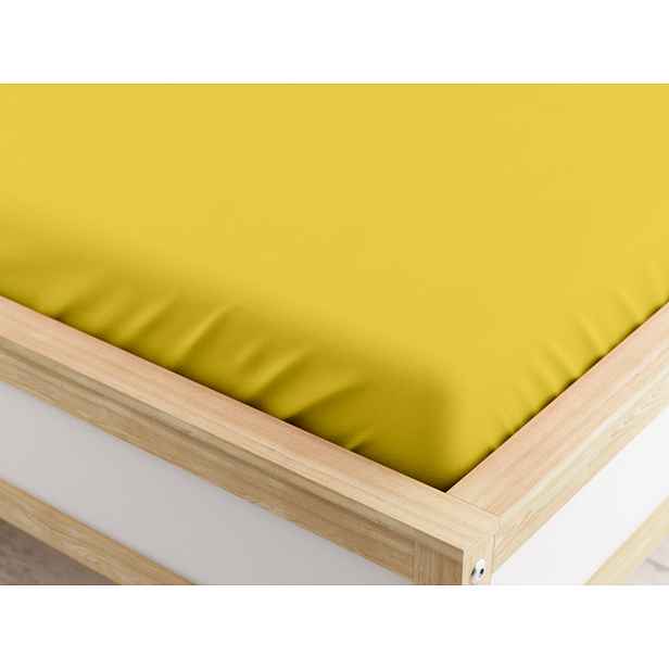 Jersey prostěradlo žluté 90 x 200 cm Gramáž (hustota vlákna): Lux (190 g/m2)