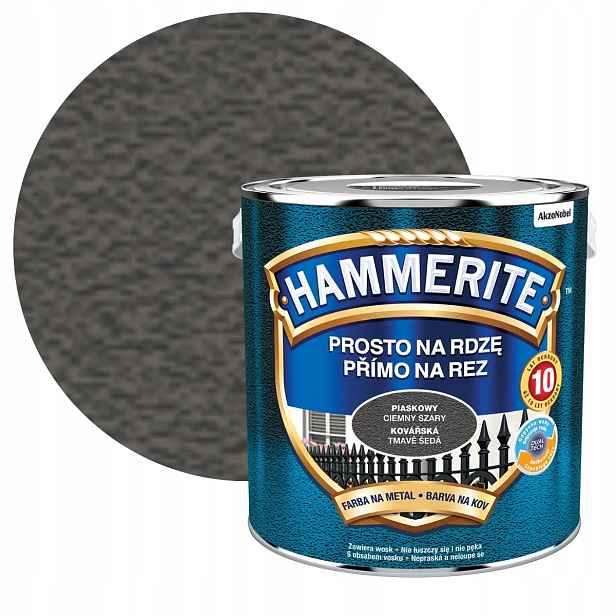 Hammerite Na Rez Pískový Tmavě šedý 2,5L