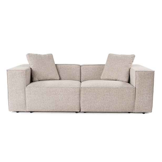 Hanah Home Dvoumístná pohovka Lora 220 cm mocha
