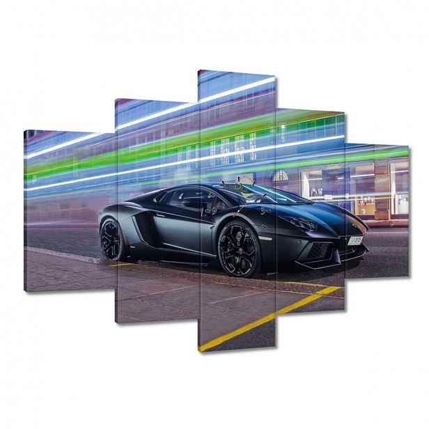 Hodiny 150x105 Rychlé auto bliká v noci