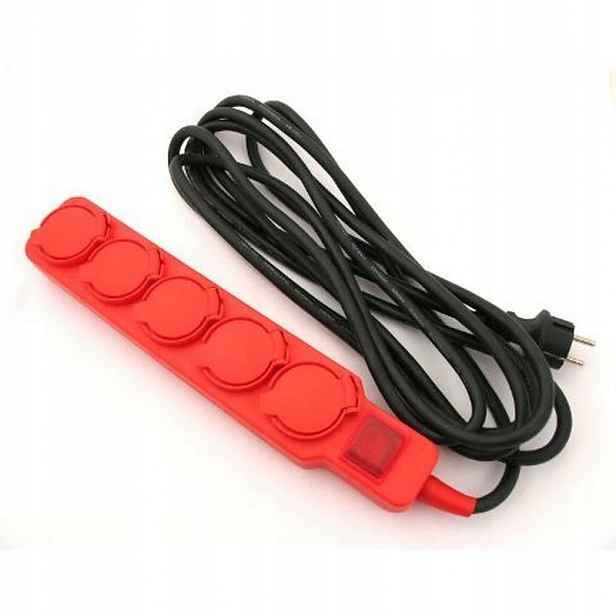 Prodlužovací Kabel 3 m 5 gn vypínač IP44 prodlužovačka rozdvojka