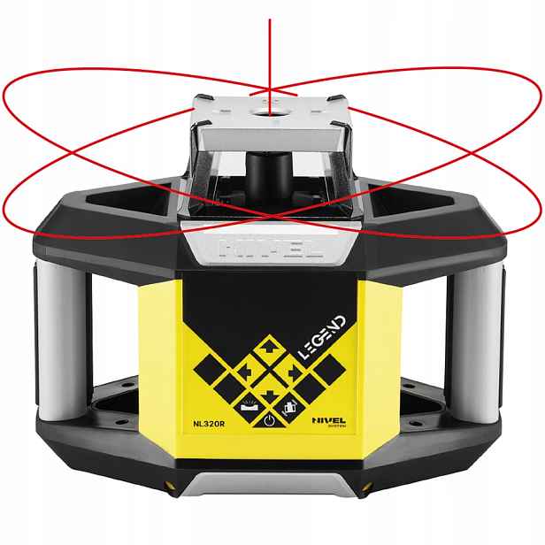 Rotační laser Nivel System NL320R Digital poklesy