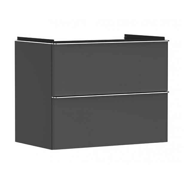 Skříňka pod umyvadlo bez umyvadla Hansgrohe Xelu Q 78x62,5x47,5 cm šedá matná 54028000