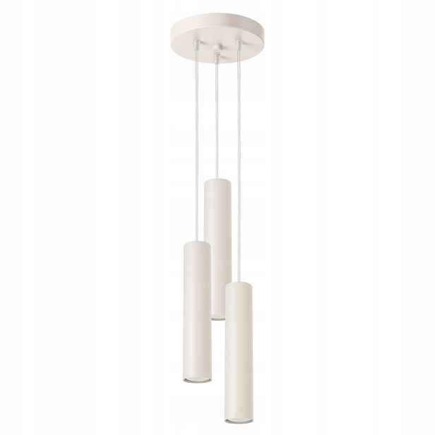 Sollux Lighting Závěsná lampa béžová Ø20 cm 3xGU10 Lagos