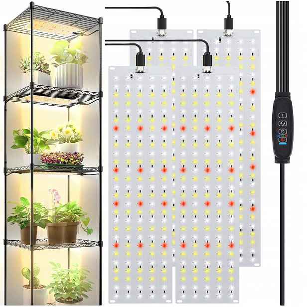 Full Spectrum Sluneční Světlo Lampa Pro Růst Pěstování Rostlin 30CM 4KS