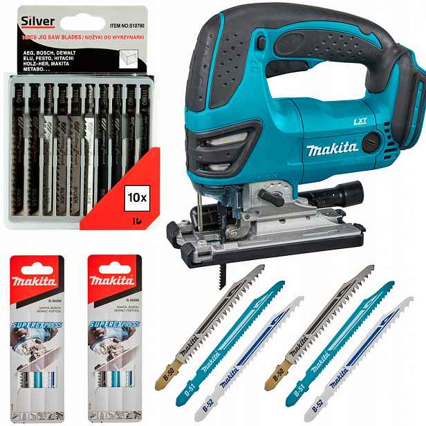 Pila 18V Lxt Makita DJV180Z tělo pilové listy