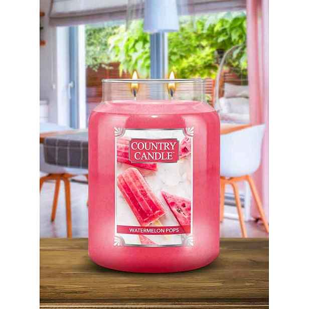 Velká svíčka Watermelon Pops Country Candle