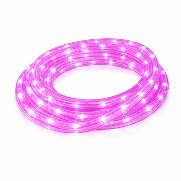 Easy Fix LED hadice venkovní, 1 m, růžová, 30 diod, IP44, metráž