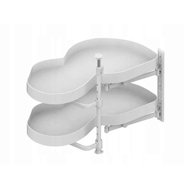 Noma Corner Optima 800/450 levý kov/mdf bílý TE44.0001.01.003