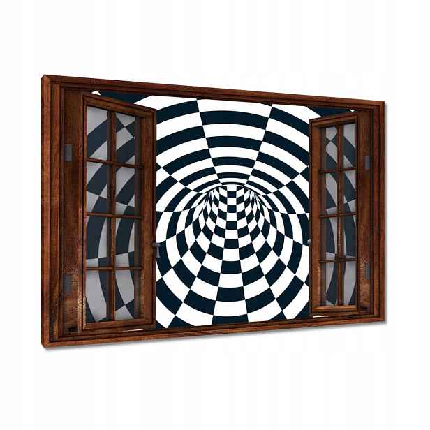 Obrazy 120x80 Abstrackja černobílá
