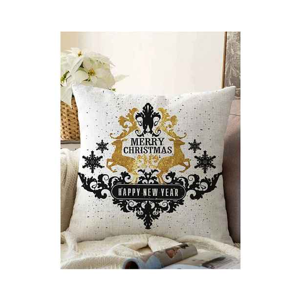 Povlak na polštář s vánočním motivem 43x43 cm – Mila Home