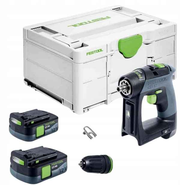 Aku Šroubovák Festool Cxs 12 2,5-Plus 12 V 2,50 Ah Bez Nabíječky