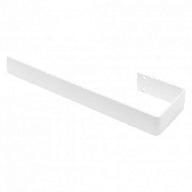 LuxeBath VĚŠÁK NA RUČNÍKY 38 cm z oceli, bílý, nástěnný, do koupelny a kuchyně