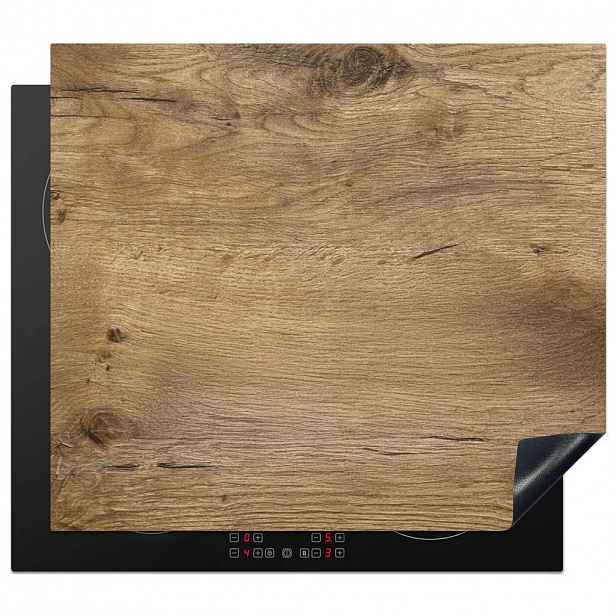 MuchoWow KRYT NA INDUKČNÍ DESKU Dřevo - hnědé - vzhled dřeva 58.3x51.3 cm