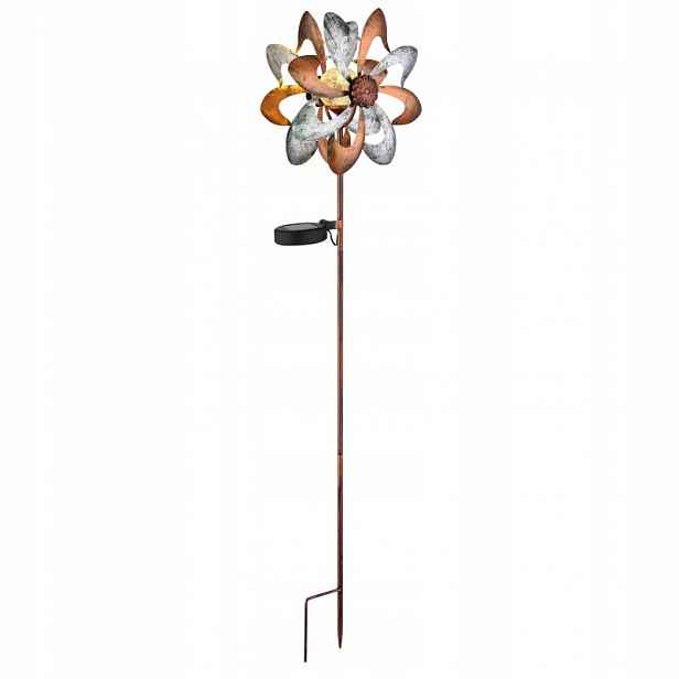Solární lampa dogruntová Led lampa 0,06W Větrné kolo Solar 36574 Globo