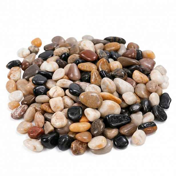 Relaxdays OBLÁZKY Vícebarevné přírodní kámen 2 kg