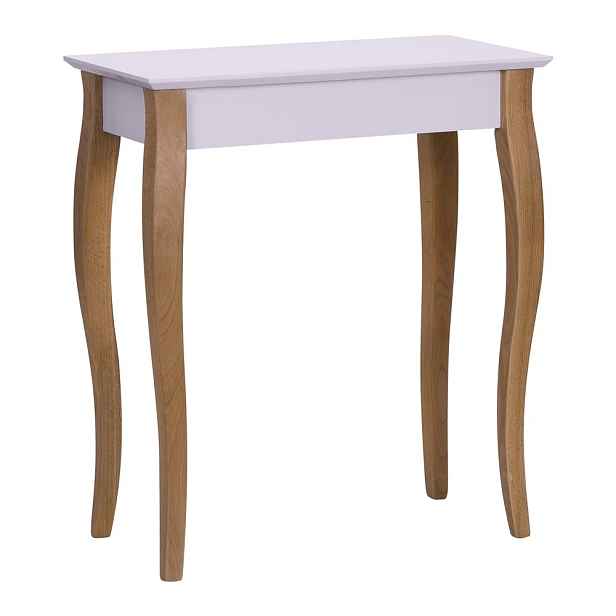 Růžový odkládací stolek Ragaba Console, délka 65 cm