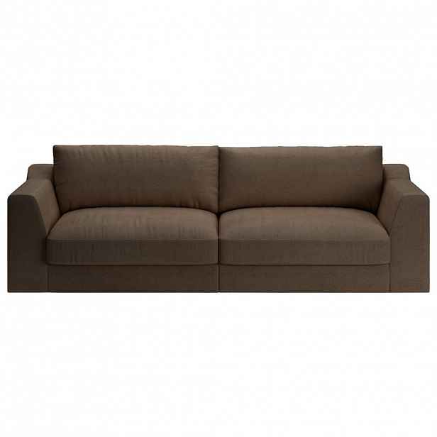 Sit & More POHOVKA BIG SOFA, textil, tmavě hnědá