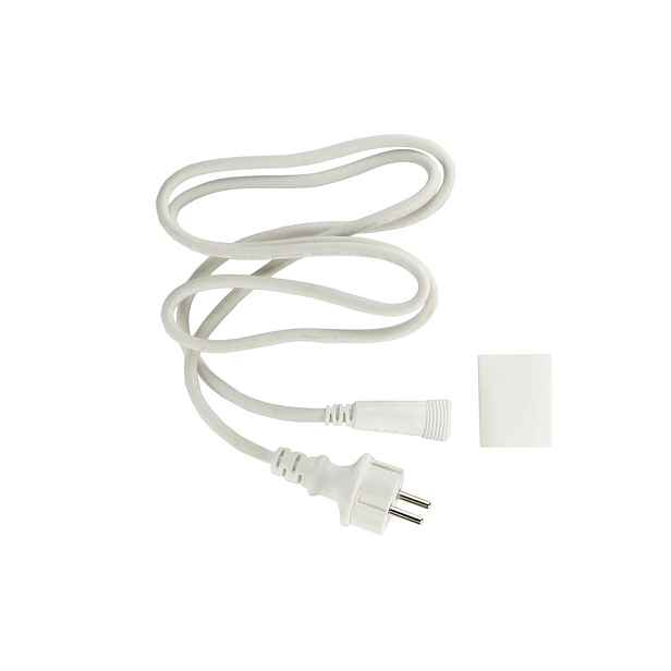 Easy Fix zdrojový kabel exteriér, bez AC/DC, bílý, IP67