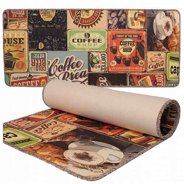 Koberec do kuchyně Podlahová rohož do kuchyně Koberec Vinylový Pvc 90x140 cm