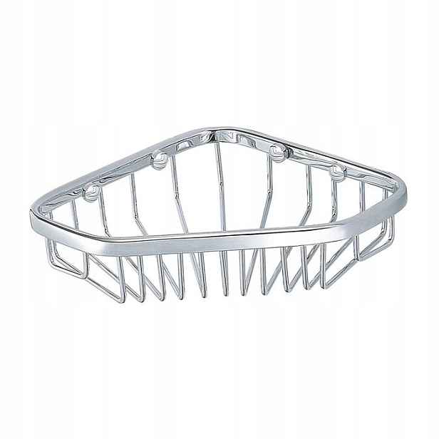Rohový sprchový koš 16 cm Stella Classic Chrom
