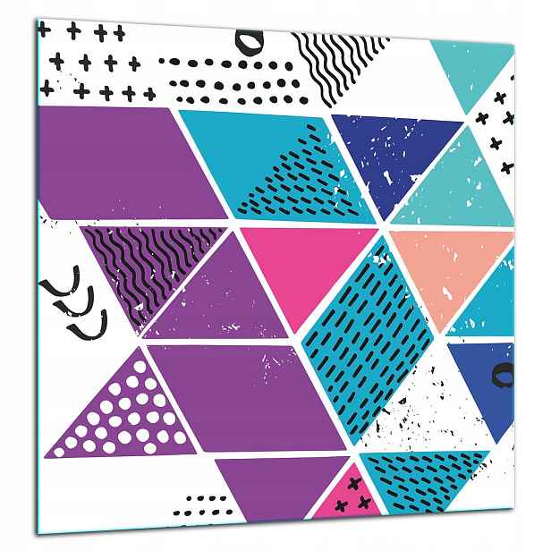 Skleněná Ochranná Deska Panel Lepidlo 60x65 Mozaika