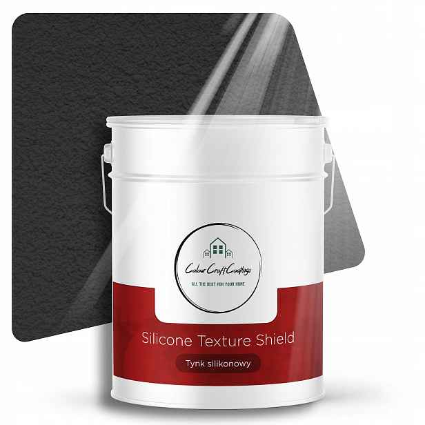 Silikonová omítka 1.0MM Beránek Černá 15KG F268