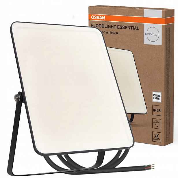 Led reflektorová lampa Halogen Venkovní 50W 4000K Černá IP65