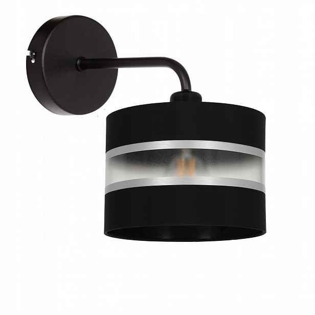 Nástěnné Svítidlo Stínidlo Stříbrný Válec Noční Lampa