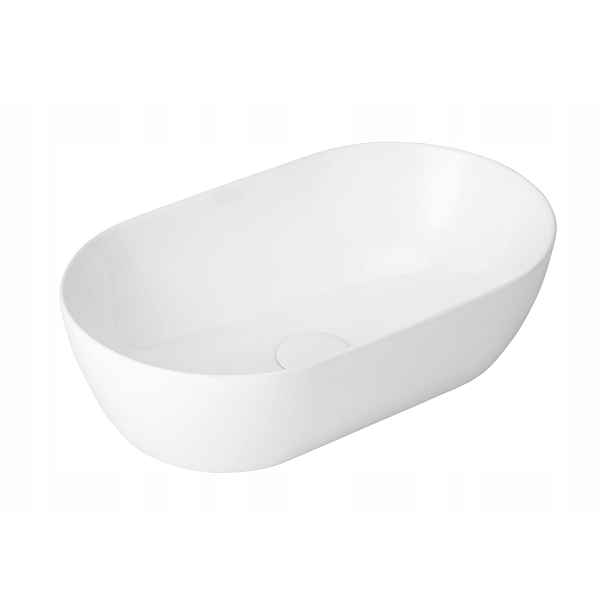 Umyvadlo Na Desku 50X30 CM Oválné, Bílý Lesk Uptrend Sparrow TR41385