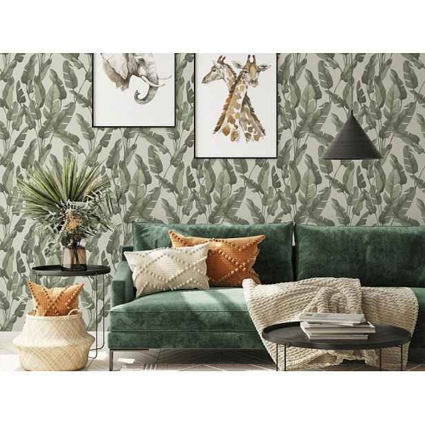 Yokodesign Tapeta Palmové listy III Délka: 300 cm