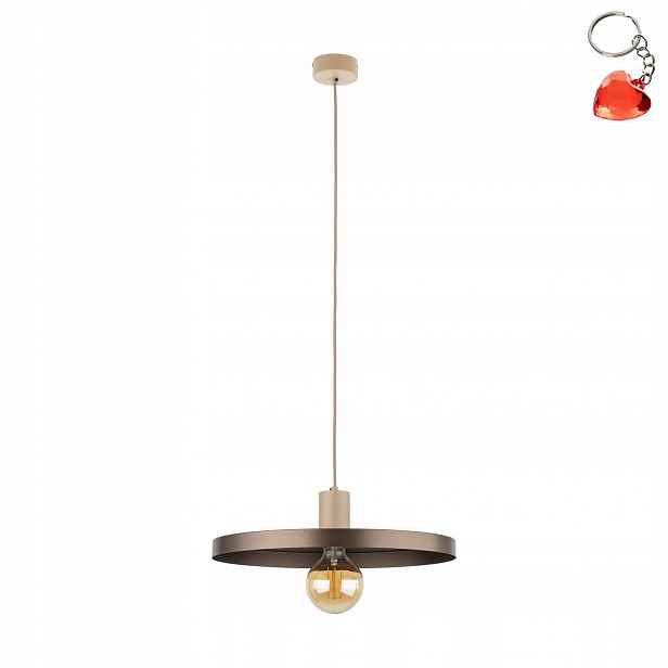 Závěsná lampa Zwis Pendant Sila Béžová E27 Regulace výšky Tk Lighting