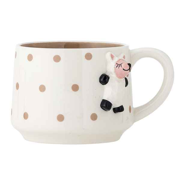 Bílý keramický dětský hrnek na kakao 370 ml Dolly – Bloomingville Mini