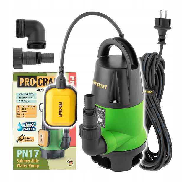 Čerpadlo ponorné Procraft PN17, 400 W 7500 l/h