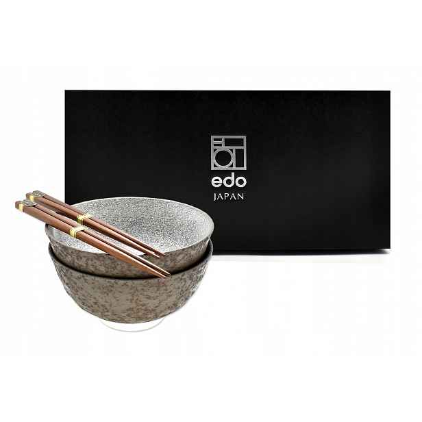 Sada 2 misek s paličkami Udon Koishi 17 cm 800 ml Box
