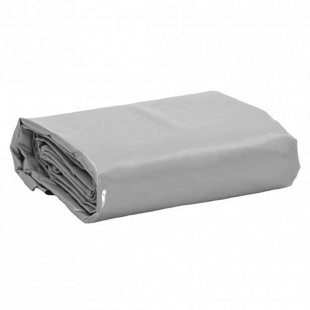 vidaXL Plachta 650g / m² Šedá 1,5 x 2 m Plátno s PVC povrchovou úpravou