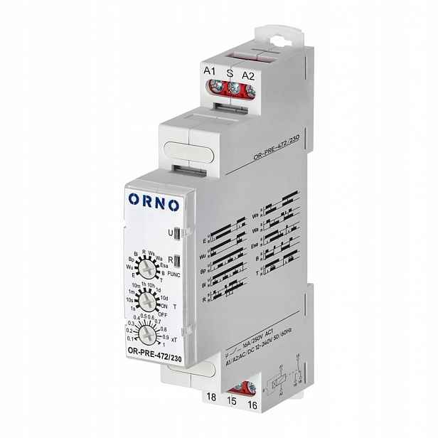 Časový spínač Economic, 10 funkcí, 230 V Ac OR-PRE-472/230