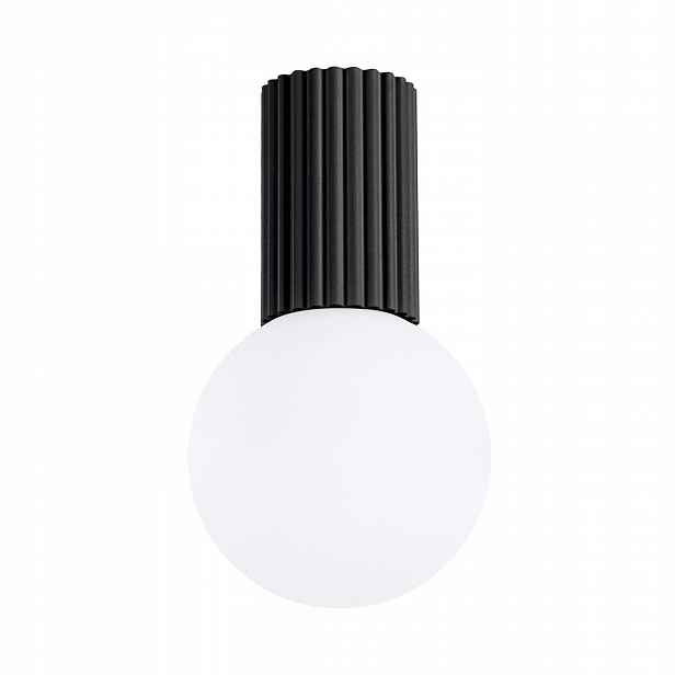 Koupelnová lampa Stropní svítidlo G9 Kulatá Černá Matná IP44 Halo Sollux
