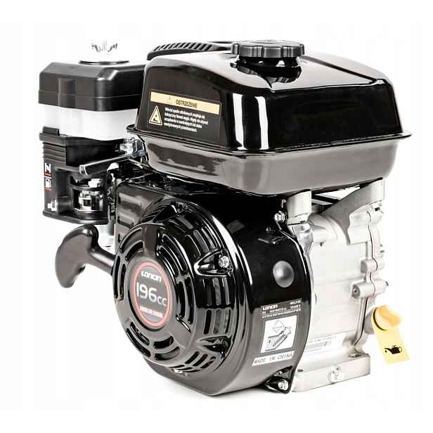 Motor Loncin G200F-R horizontální hřídel 19,05 mm 62 mm s přídavným hřídelem