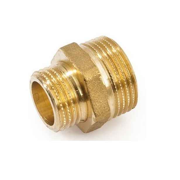 Vsuvka mosazná redukovaná 1/2"×3/8" MM