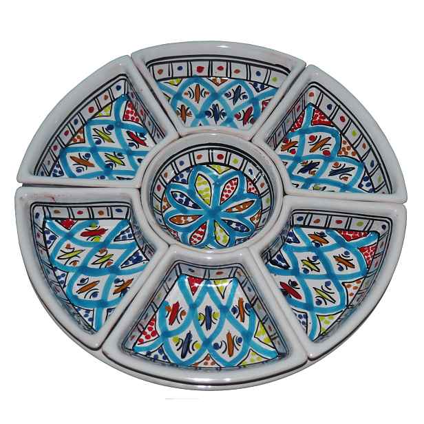 Kulatý Set pro Mezze Maroko Tunisko Libanon Meze