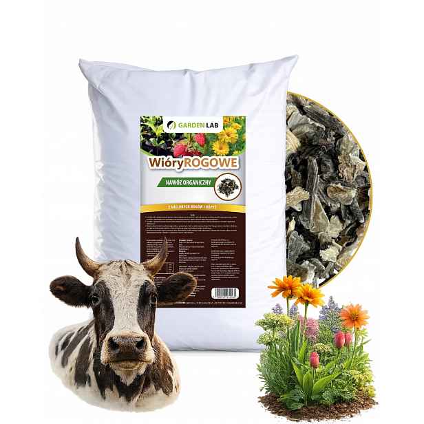 Organické podzimní hnojivo rohové hobliny 10 kg pod rajčata květy dusík 14%